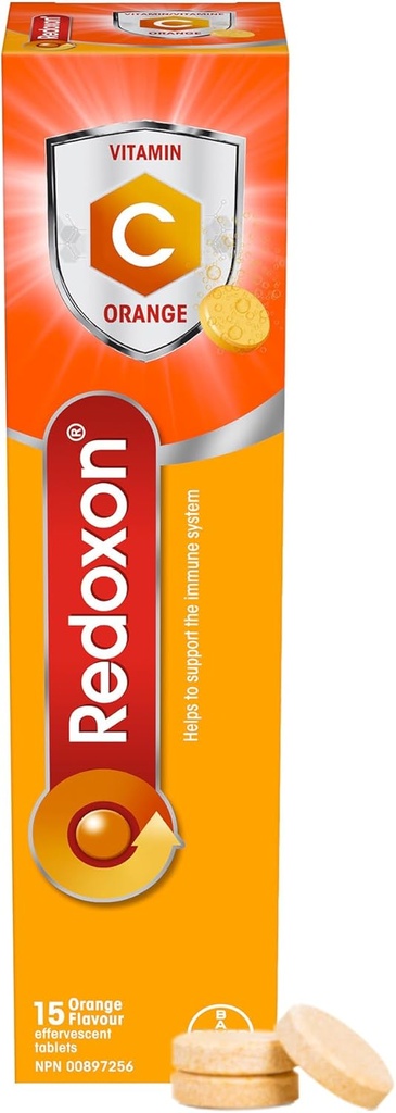 Redoxon Orange Vitamine C Bruistabletten 15 Oranje Bruistabletten