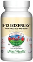 Maxi Health Vitamin B12 Lozenges with Folic Acid and Biotin - Sublingual B12 Vitamins Strawberry Flavor - Vegetarian Kosher B 12 Vitamin for Red Blood Cell Production and Energy (360 Count)