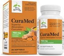 Terry naturellement CuraMed 750mg - Supplément antioxydant pour le soutien du cerveau et de la santé cardiaque - Supplément alimentaire avec complexe de curcumine haute puissance - Soutien de la santé du rein, du foie et de l'immunité - 30 Softgels