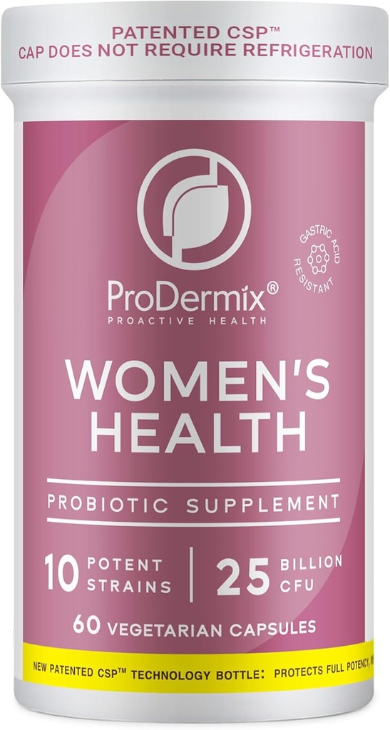 Probiotiká pre ženy, Vaginálne probiotiká, podporuje rovnováhu PH, UT zdravie, 25 miliárd CFU, Once Daily Womens Supplement, Kosher, (60 kapsúl)