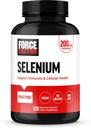 Force Factor Selenium Immune Support Supplement, Selenium 200mcg Capsules ter ondersteuning van Immune Defense, Immunity Supplement, Vegan, Non-GMO, 120 Capsules