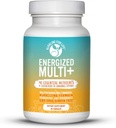 Energized Multi - Krachtige Multivitamine met 40 volledig biologisch beschikbare voedingsstoffen B Complex Vitaminen, Vitamine D, Vitamine C, Vitamine K, Zink, quercetine, Calcium, Magnesium in Alkaliserende Vormen - 180 tabs