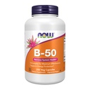 NOW Supplements, Vitamin B-50, Energy Production*, Nervous System Health*, 250 Veg Capsules