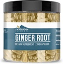 Earthborn Elements Ginger Root (200 kapslar) Pure & Undiluted, No Additives
