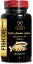 Omega 3 Fish Oil - Source Omega 3 Supplement, Wild- Caught Fish Oil, Organic Omega 3 Fatty Acid Supplements Burless 1 Butelka 60 Kapsułki