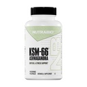 NutraBio Ashwagandha KSM-66 | Ashwaganda Herbal Supplement for Stress, Mood, & Performance | 600 MG of Clinically Studied KSM66 90 Capsules