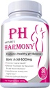 PURE PLANT HOME Boric Acid Suppositories Nature's Harmony 30 Count 600 mg 100% rengjord i USA