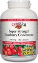 Natural Factors CranRich Super Strength Cranberry Focus - Krasnberry kompüter ilə Antioksik əlavə - Aids Urinary Tract & Bladder Health - 180 Kapsüller (180 xidmət)