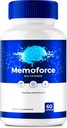 Memoforce Piller, Memoforce Supplement Kapsler, Memoforce Avansert Formel, Memoforce Anmeldelser (60 Kapsler)