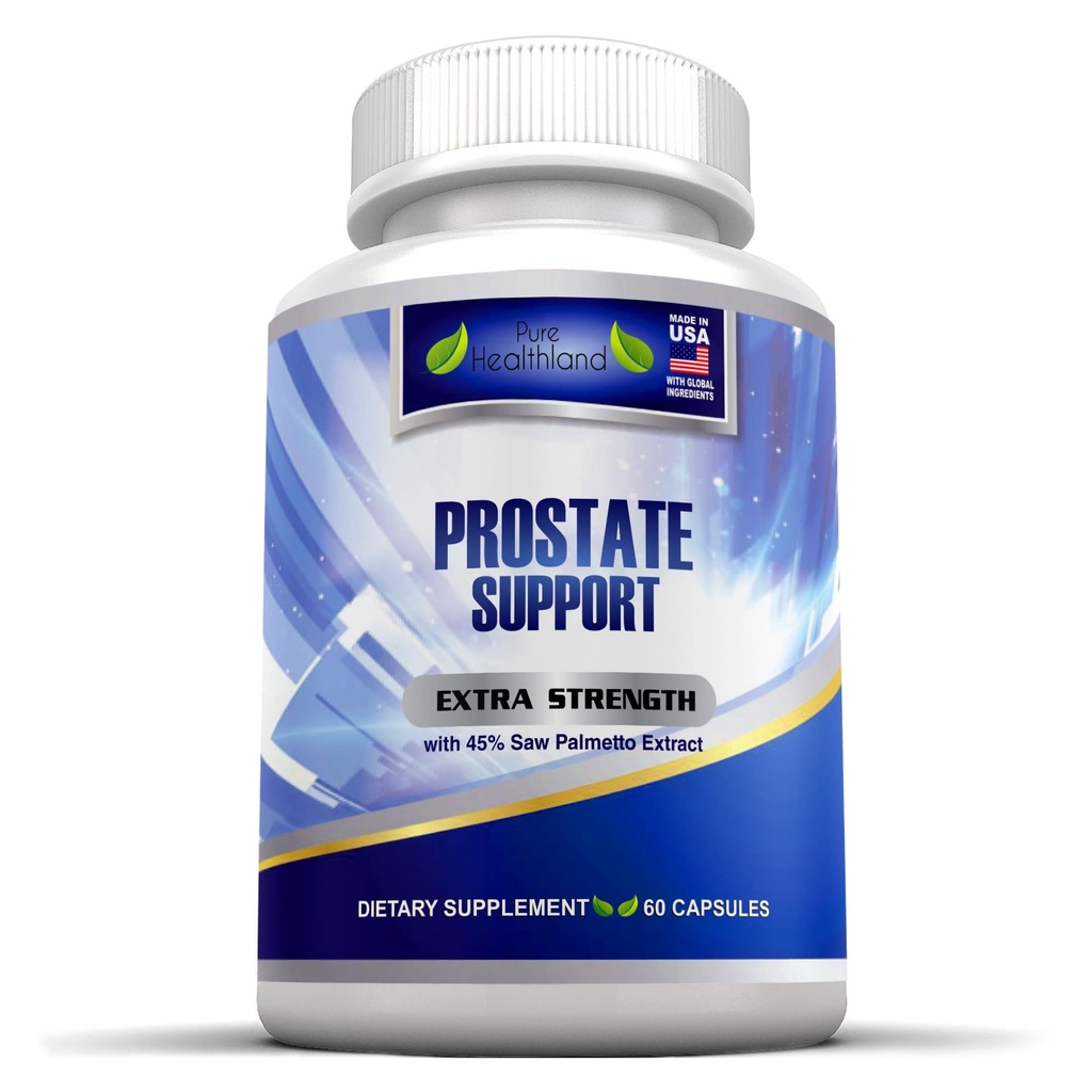 Prostate Health Supplement for Men – 33 Natural Ingredients with 45% Saw Palmetto Extract