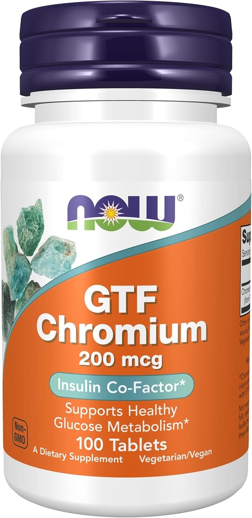 GTF Chromium 200mcg 100 таблетки (пакет 2)