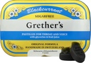 GRETHER'S Sugarfree Blackcurrant Pastilles - Natural Dry Mouth Relief - Soothing גרון וסאונד בריא - מתנה עבור זמרים - 3.75 oz. 1 Pack