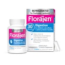 Florajen Digestion Probiotics, Gut Health Supplement with Constipation and Bloating Relief for Adults, 30 Count (Refrigerated)