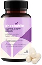 Checkable® Collagen Complex 보충제 - 머리, 피부, 손톱, 관절, 뼈 및 근육 지원 - 자연 교원질 유형 I, II, III, V 및 X (1500 mg) - 90 캡슐