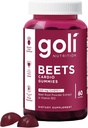 Goli Nutritional Supplement, Beets Cardio Gummy - 60 Count - 100mg CoQ10 & Beet Root özü - Gluten-Free, Vegan, Non-GMO, və Gelatin-Free. Nature's Great Superfood.