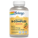 SOLARAY Vitamin B Complex Orange Chewables - High Potency B Complex Vitamins w/VIT B12, B6, B2, Biotin, Folic Acid, Vitamin C, Cellular Energy, Cardiovascular Support, Vegan, Gluten Free, 50 Servings