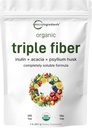 Micro Ingredients Orlandic Triple Fiber Powder, 2lb ldal Natural Prebiotic per a donar suport a & Gut health Soluble, kcmeight DigestName