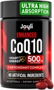 High Absorption CoQ10 500MG - Co Q 10 Supplement 120 Softgels for Heart Health&Energy Production - Enhanced CoQ10 Nutritional Supplements with Coenzyme Q10 - Alternative to coq10 400mg softgels