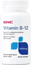 GNC Вітамін B-12 500mcg, Підтримує виробництво енергії, 100 таблеток