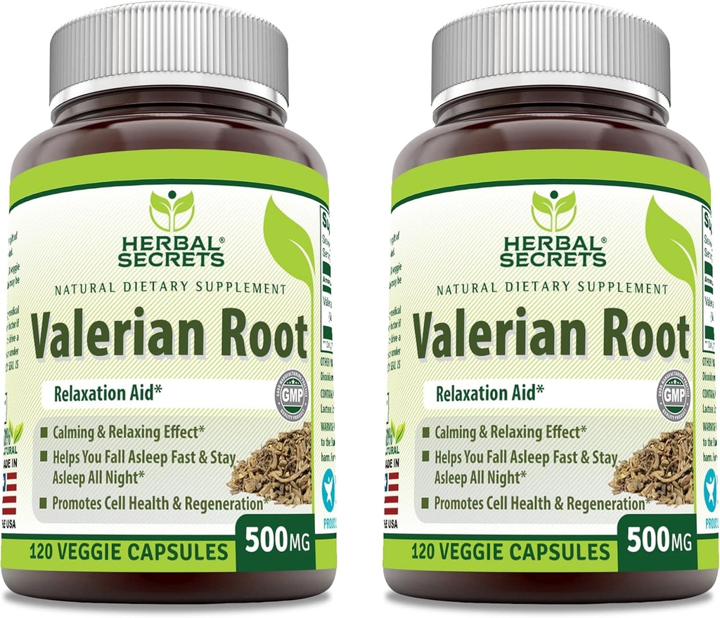 Zeliščne skrivnosti Valerian Root 500 Mg dodatek 