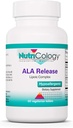 Nutricology ALA Release - Complejo Ácido Alfa-Lipoico, R-Alpha-Lipoic, Biotina, Calcio, Suplemento Nutricional, Tablas Vegetarianas - 60 Conteo
