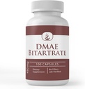 Pure Original Materiallar DMAE Bitartrate, (100 Capsules) Hər zaman Pure, No addımlar və ya Doldurucular, Lab uyğun