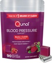 Qunol Beets Chews for Blood Pressure Support, 3 in 1 Beets + CoQ10 + Estratto di semi d'uva, Supporta la circolazione sanguigna sana & Heart Healthy Energy, 90 Chews
