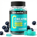 BAKAKOUL Creatine Monohydrate Gummies for Men & Women - 60 Sugar Free Gummies with Magnesium Glycinate, L-Threonate, L-Taurine + Vitamin B12 for Muscle Support, Energy Boost, 1 Pack