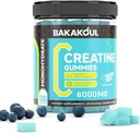 Creatine Monohydrate Gummies для чоловіків і жінок - 120 Sugar Free Gummies з Magnesium Glycinate, L-Threonate, L-Taurine + Вітамін B12 для підтримки м'язів, Energy Boost, 1 пакет