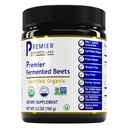 Premier Research Labs Premier Fermented Beets - Beet Root Powder Fermented, Organic Fermented Beets for Men & Women, Beetroot, Nitrates, Blood Pressure Support, USDA Organic - 6.3 Oz Jar