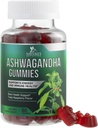 Ashwagandha Gummies 30:1 Extracto de 3000mg - Vegan, Planta Basada, No GMO, Gluten-Free > Gelatin Gratis, Suplemento Ashwagandha para Hombres, Calma Natural, Relajación, > Apoyo Inmunitario, 60 Gummies