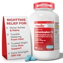 TIME-Cap Labs 400 Caplets Extra Strength Acetaminophen 500mg PM & Diphenhydramine HCl 25mg - PM Pain Reliever & Sleep Aid, Helps with Occasional Headaches & Minor Aches & Pains