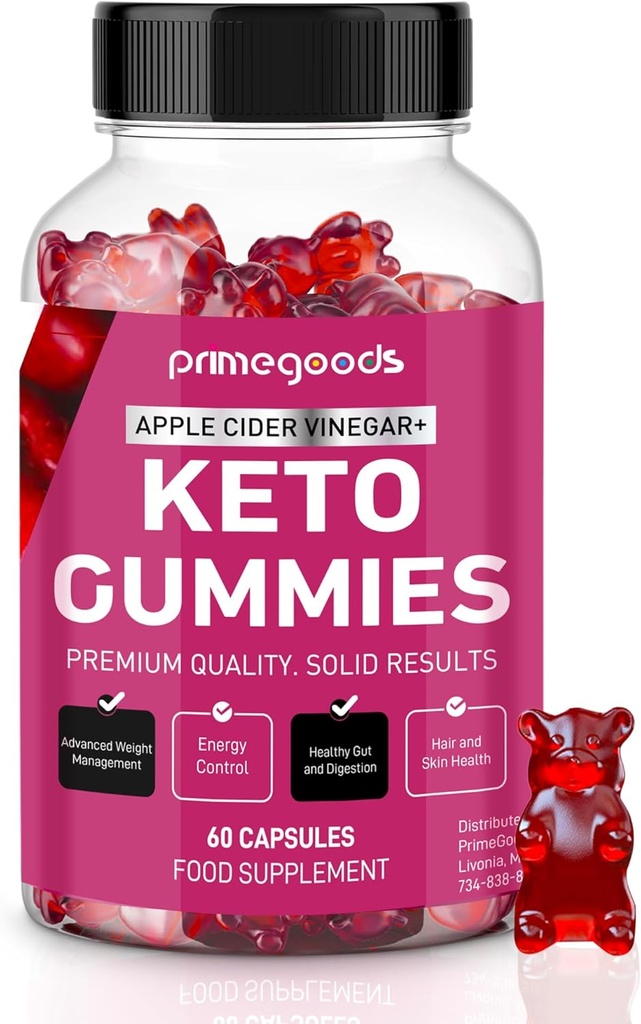 Keto ACV Gatsyes Advanced Phouss Fores- Apple Cider Vinegar gusies- 1000mmg avc amb vitamines B12 & B6- Pesos Los Grumees for Dones i Men-Eiergy-Dial-Pamegrate-Beetroot