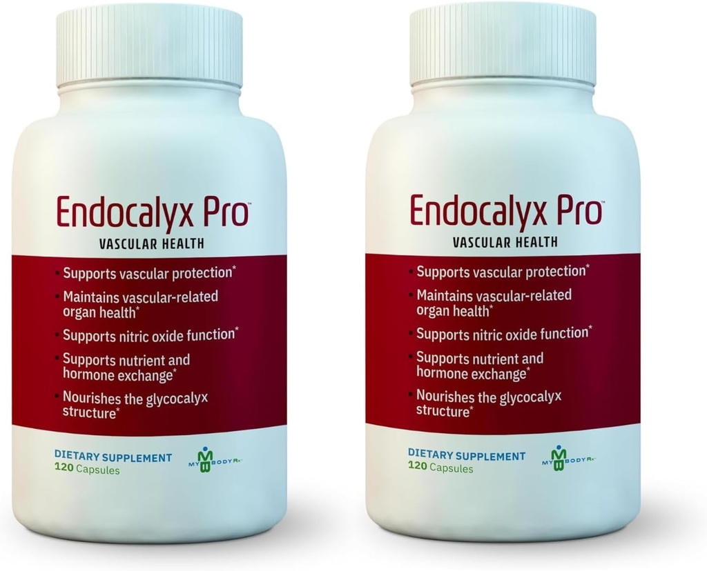 Endocalyx Pro Добавка  готварски Glycocalyx Поддръжка 120 капсули - Съдови и микроциркулация Здраве  готварски, клинично-студитирани  готварски функции
