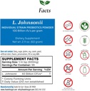 Lebensmittel für Gut Lactobacillus Johnsonii Probiotic Powder 100 Billion cfu's | No Additives | Direct from Manufacturer | No Third-Party Storage | Immune Support | L. Johnsonii | 60 Gramm (2.11 Oz)