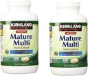 Kirkland signature Adult 50+ Multi Vitamins ' Minerals, 400 Tablets (2 Pack)