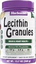 BlueBonnet Nutrition Super Earth Lecithin Granules, полученный из не-ГМО сои, без глютена, веганский, кошерный, без добавления сахара, 12,7 унции, желтый, 12,7 оз