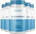 Ark Labs (5 Pack) Glucotrust Advanced Formula supplement Capsules - Gluco Trust Max Capsules Max Capsules Max Strimum Support supplement Pills (300 Capsules)