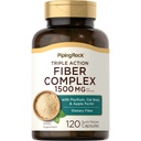 Piping Rock Fiber Complex Supplement | 1500mg | 120 Capsules | Triple Action Pills | with Psyllium, Oat Bran, and Apple Pectin | Non-GMO