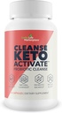 CLEANSE CETO ACTIVATE - KETO CLEANSE FOR WOMEN & MEN - HELP FLUSH TOXINS & IMPURITIES - PROMOTE REGURARITY - AID DIGESTION & DETOX - KETO CLEANSE & DETOX - PARAMA SVEIKATOS ĮSTAIGOS FUNKCIJOMS - BOOST ENERGY