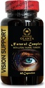 lutein complex - VISION SUPPORT NATURAL COMPLEX - vision supplements organic, Eye Vitamin & Mineral Supplement, taurine supplements humans, milk thistle extract - 1 Bottle 60 Capsules