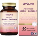 Biotin và Colgen bổ sung-Biotin 5000 mcg + Colgens cho Phụ nữ-Supports Stronghai, Nails & Healthykin-60 Veggie Capsules