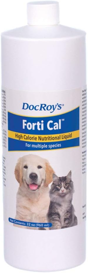 Doc Roy's Forti Cal- High Calorie Nutritional Energy Liquid Supplement, Vanilla Ochutená - 32 oz Liquid