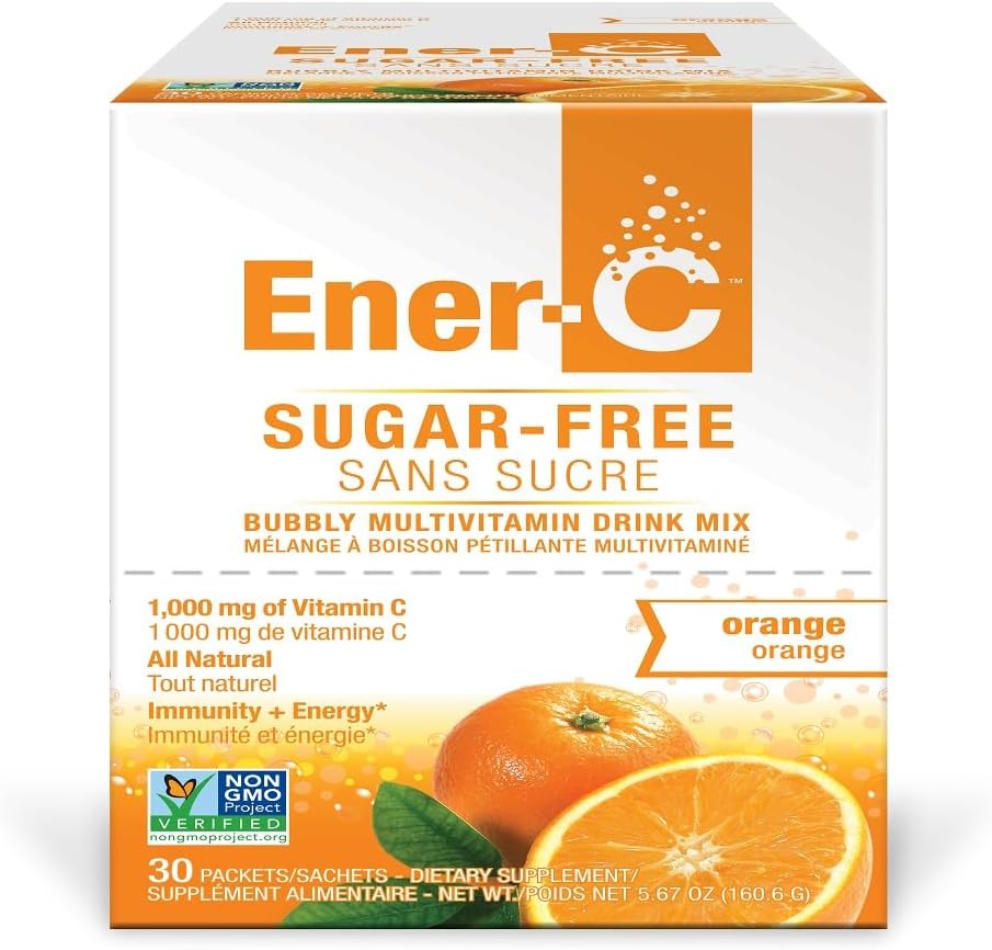 Ener-Life Orange Sugar Free Vitamina C Drink Mix 30 Count, .2 Oz