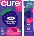 Cure Hydration - Kids Electrolyte Drink Mix | Plant-Based Pediatrician Formulated Rehüdration | No Added Sugar, FSA-HSA, Non-GMO, Gluteenivaba, No Artificial Maitsed | Box of 6 Packets - Mix Berry