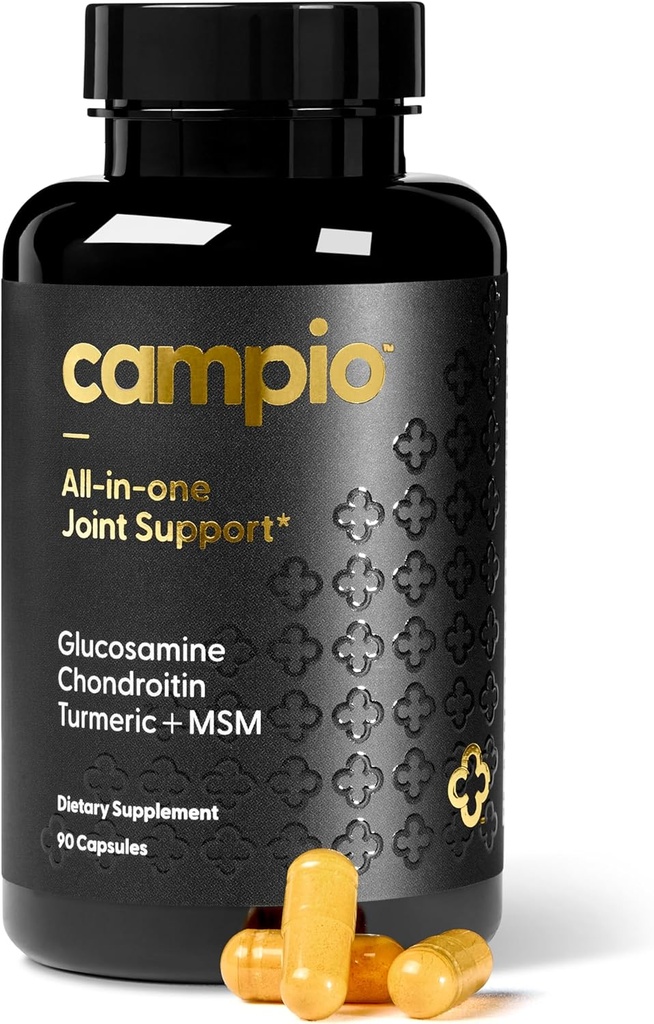 Glucosamina Chondriotin MSM All-Un Implementació de l'Unitària suplementari Turmeric, àcid Hyalurrònic, Boswellia, Ginger Root, Bemboo, BioPerine, Pepper negre, suport de la Prevenció i FlexiT 90 Compte