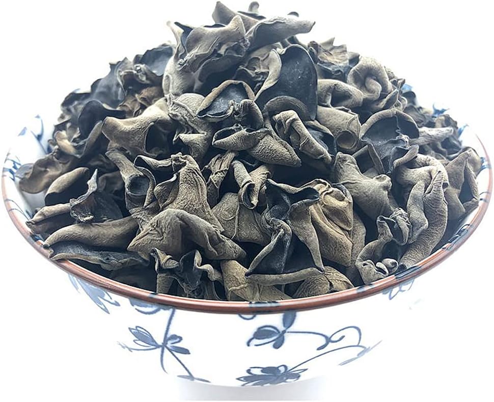 Jamur Kering Kering Hitam Jamur Organik Auricularia Hutan Mushroom, Jamur Organik Black Jamur Minum Jamur Hitam Kering, Jamur Jamur Jamur Hitam (500gram)