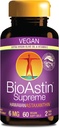 Nutrex Hawaii BioAstin Supreme Hawaii Astaxanthin - 6mg, 60 Softgel - Farm-Direct Premium Antioxidant Supplement for øje, hud, fælles & immunsystem sundhed * - blandet med ekstra jomfru olivenolie