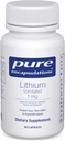 Pure Encapsulations Lityum (Orotate) 1 mg / Calmness və Davranış üçün dəstək