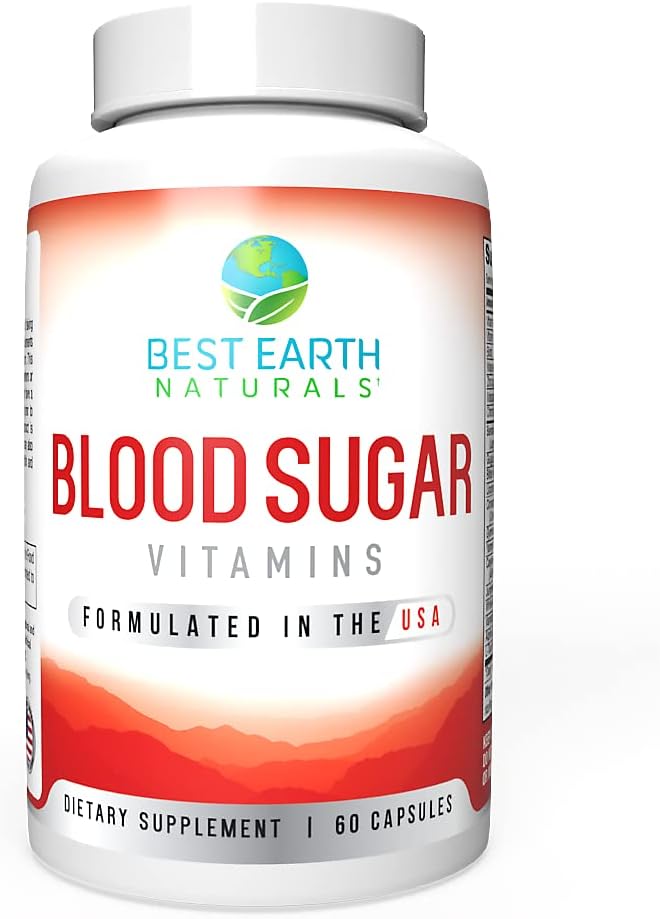 Best Earth Naturals Bloedsuiker Vitaminen, 60 Tellen